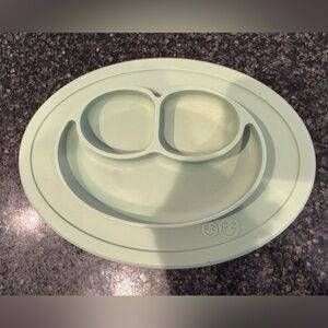 Silicone Divided Plate - Sage